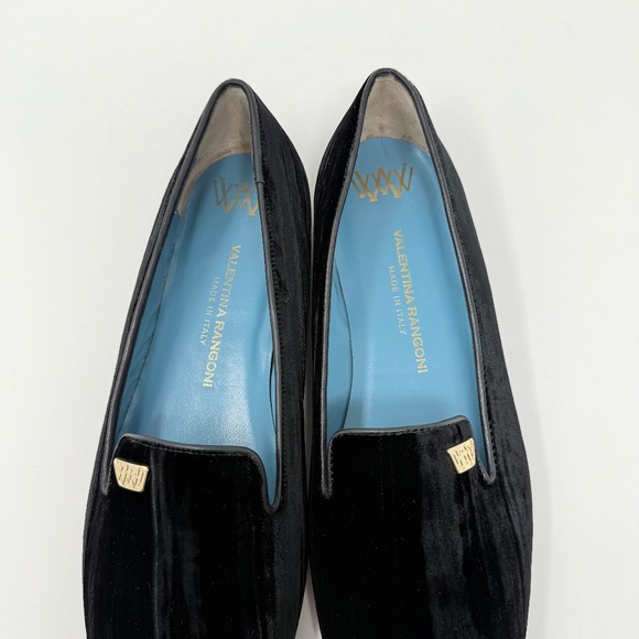 New Valentina Rangoni Babbuccia Venetian Loafer Black Sz 10 - Picture 11 of 12
